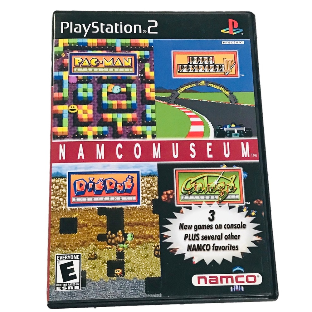 PlayStation 2 Namcomuseum Pac-Man Galaxy Video Game & More